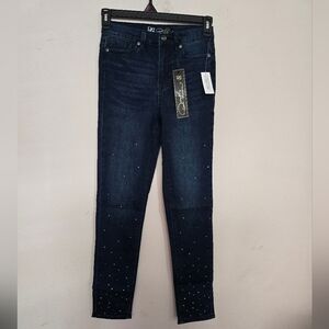 DG2 By Diane Gilman Ladies Classic Stretch Multi Studded Jeans